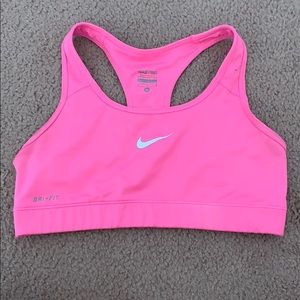 Pink Nike Sports Bra